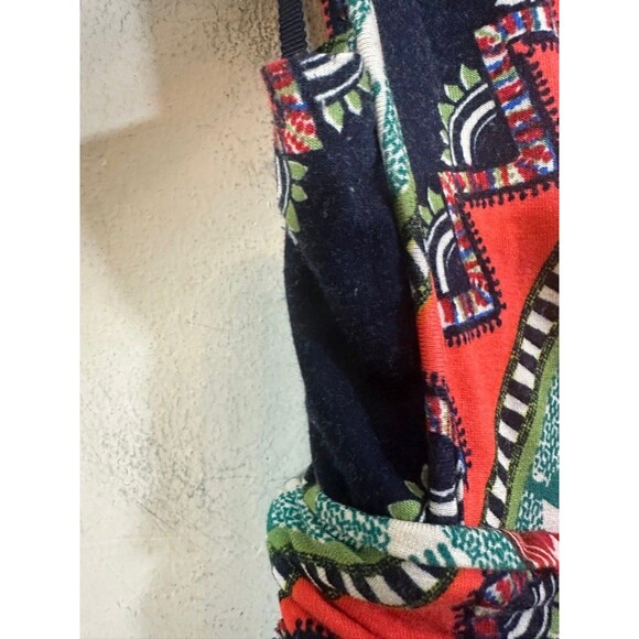 Maeve Maxi Dress Small Multicolor Geometric VNeck Cinched Waist Sleeveless Print - Picture 10 of 16